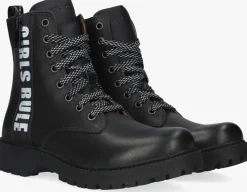 zwarte braqeez veterboots bobbi boot