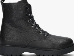 zwarte braqeez veterboots belle boot