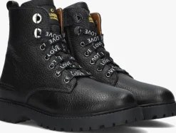 zwarte braqeez veterboots belle boot