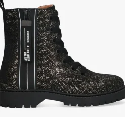 zwarte braqeez veterboots belle boot