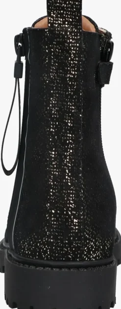 zwarte braqeez veterboots belle boot