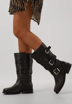 zwarte bronx boots new-tough 14307