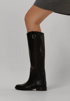 zwarte bronx hoge laarzen fe-lise