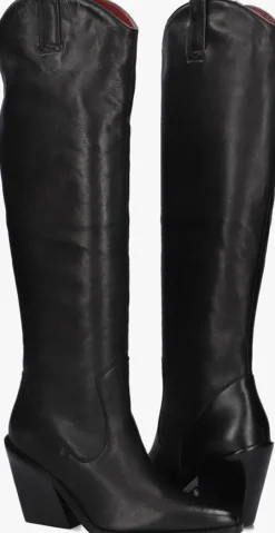 zwarte bronx hoge laarzen new-kole 14176