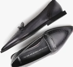 zwarte bronx loafers laur-ynn 66558