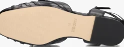 zwarte bronx sandalen lorr-i 6499-w