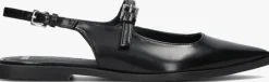 zwarte bronx slingbacks laur-ynn