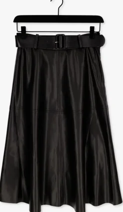 zwarte bruuns bazaar midirok vegani imma skirt