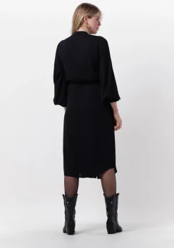 zwarte bruuns bazaar midi jurk camilla basely dress