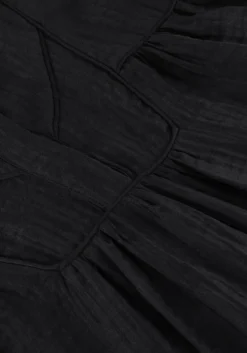 zwarte bruuns bazaar midi jurk cyclamen sarine dress