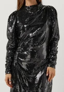 zwarte bruuns bazaar mini jurk allium maggie dress