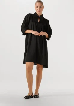 zwarte bruuns bazaar mini jurk tamia dress