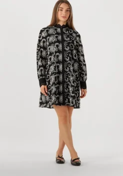 zwarte bruuns bazaar mini jurk oceani dress