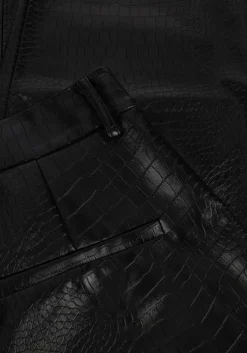 zwarte bruuns bazaar pantalon croco dagga pants