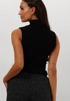 zwarte bruuns bazaar top rivers aditi knit top