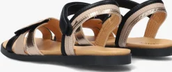 zwarte bullboxer sandalen alm021f1s