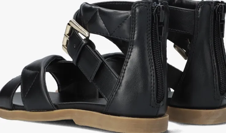 zwarte bullboxer sandalen alm016