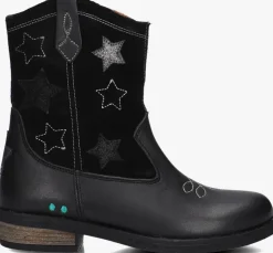 zwarte bunniesjr cowboylaarzen roos rodeo