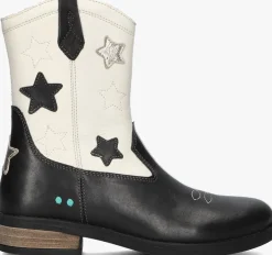 zwarte bunniesjr cowboylaarzen roos rodeo