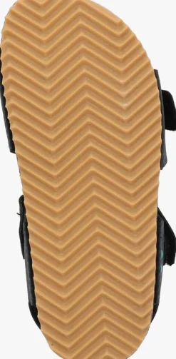 zwarte bunniesjr platte sandalen ben beach