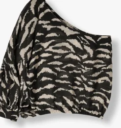 zwarte by-bar blouses bella zebra blouse