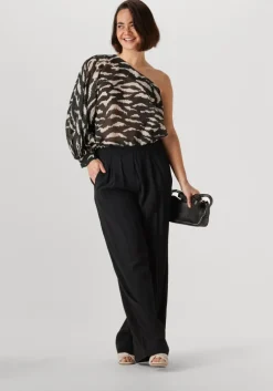 zwarte by-bar blouses bella zebra blouse