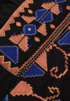 zwarte by-bar blouses gabie embroidery blouse