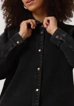 zwarte by-bar blouses mae twill blouse
