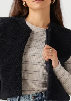 zwarte by-bar gilet wolly midnight gilet