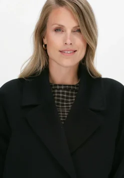 zwarte by-bar mantel florance coat