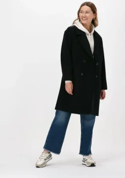 zwarte by-bar mantel florance coat