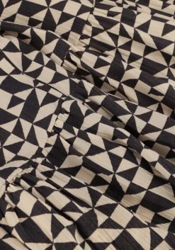 zwarte by-bar maxi jurk hayley graphic dress