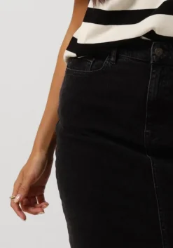 zwarte by-bar maxirok sis black skirt