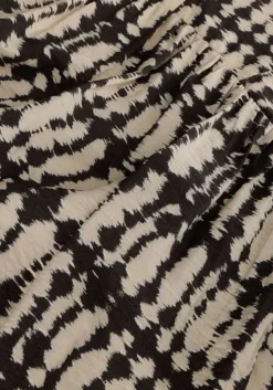 zwarte by-bar mini jurk nova tie dyed dress