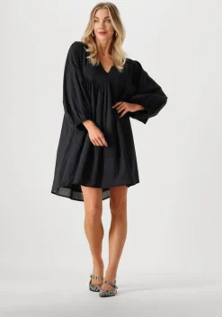 zwarte by-bar mini jurk philou chambric dress