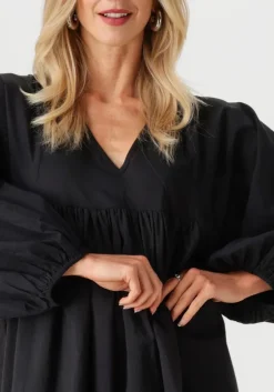 zwarte by-bar mini jurk philou chambric dress