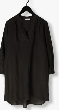 zwarte by-bar mini jurk resa linen dress