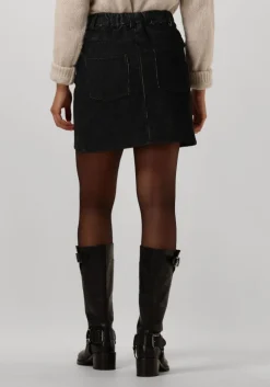 zwarte by-bar minirok josie cord skirt