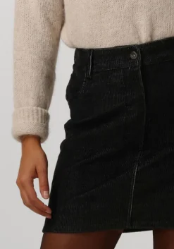 zwarte by-bar minirok josie cord skirt