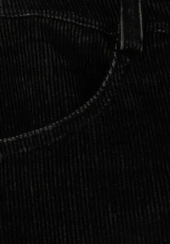 zwarte by-bar minirok josie cord skirt