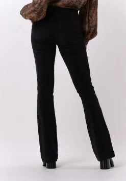 zwarte by-bar pantalon leila velvet twill pant
