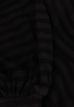 zwarte by-bar tops & t-shirts jojo roll melange stripe top