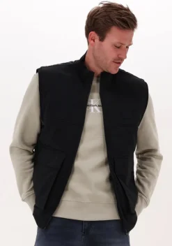 zwarte calvin klein bodywarmer lightweight seasonal vest