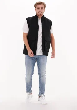 zwarte calvin klein bodywarmer lightweight seasonal vest