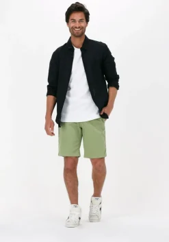 zwarte calvin klein casual overhemd cotton linen chest pocket shirt