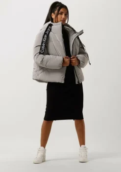 zwarte calvin klein coltrui ck chunky roll neck