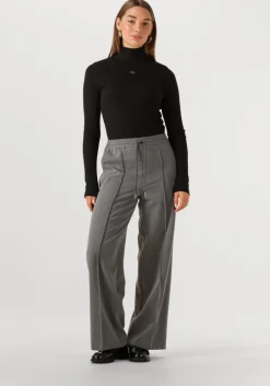 zwarte calvin klein coltrui ls woven label turtleneck