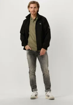 zwarte calvin klein jack unpadded harrington jacket