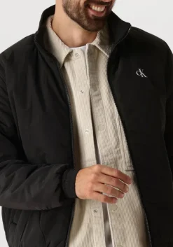 zwarte calvin klein jack padded harrington