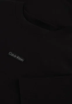 zwarte calvin klein mini jurk placed inst tee dress